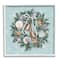 Stupell Industries Nautical Holiday Seashell Wreath Framed Giclee Art